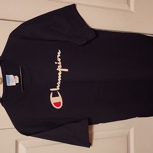 Men's Champion tshirt, XL, Navy.